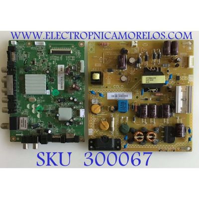 KIT DE TARJETAS SHARP / MAIN 9LE363901520395 / 3639-0152-0150 / 0171-2271-5411 / FUENTE 9LE50006050560 / 0500-0605-0560 / FSP074-1PSZ03S / PANEL T390HVN04.0 / MODELO LC-39LE551U